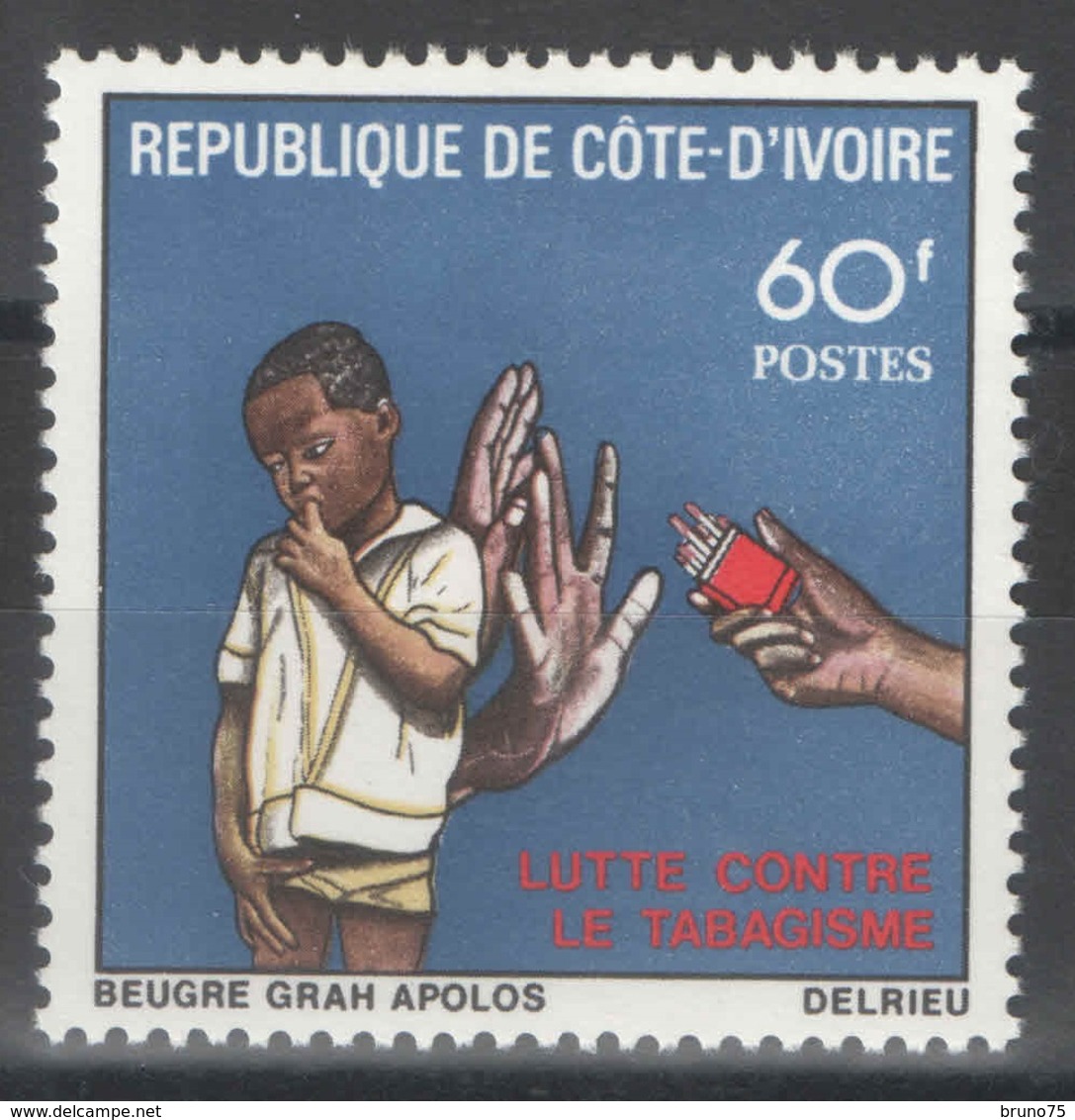 Côte D'Ivoire - YT 537 ** - 1980 - Campagne Anti-tabac - Côte D'Ivoire (1960-...)