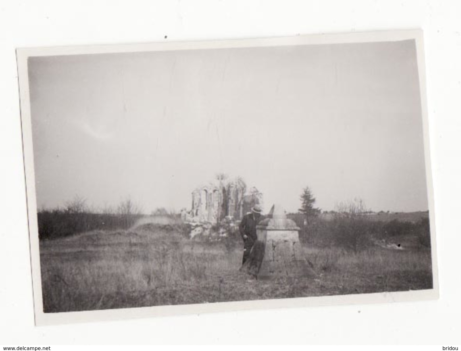 51  Ruines Des HURLUS     Photo Ancienne Petit Format Année 1933 - Autres & Non Classés