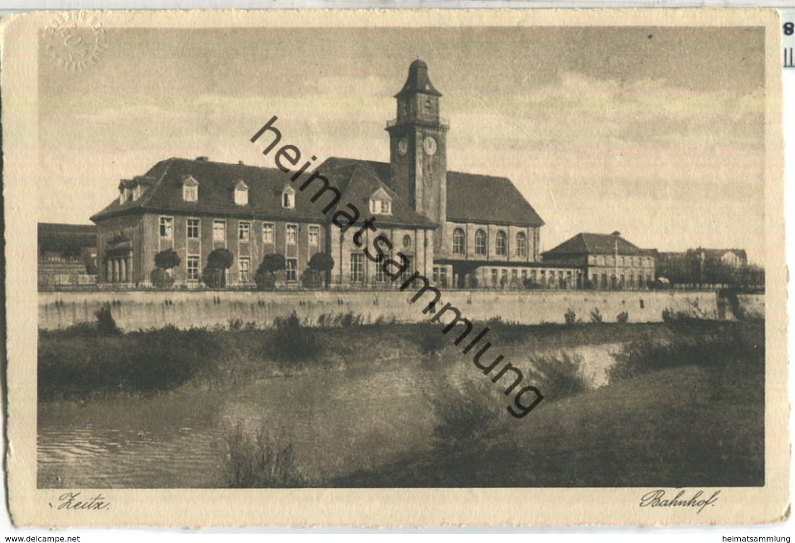 Zeitz - Bahnhof - Verlag J. Bettenhausen Dresden - Zeitz