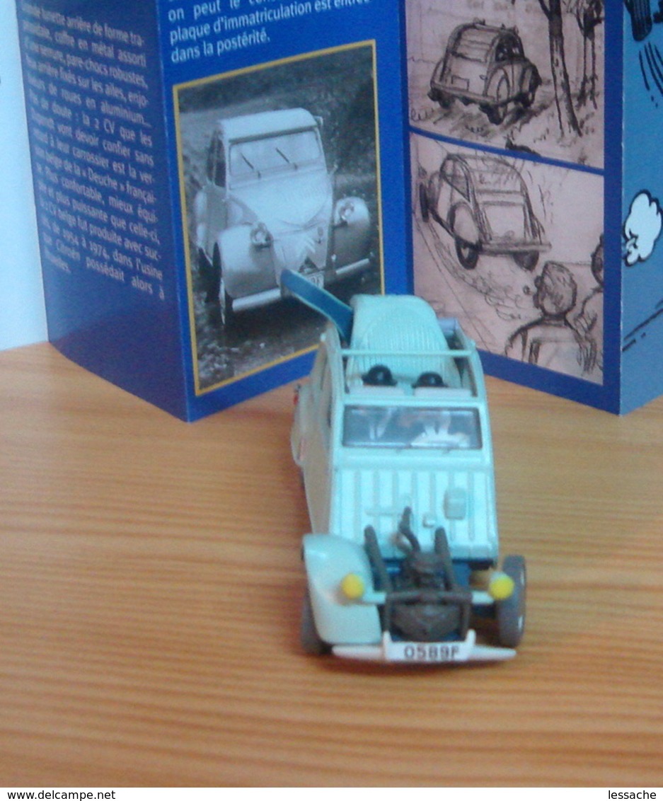 Voiture CITROEN 2 CV BELGE De 1954, 1/43 De Tintin  Des Bijoux De La Castafiore, TINTIN - Tintin