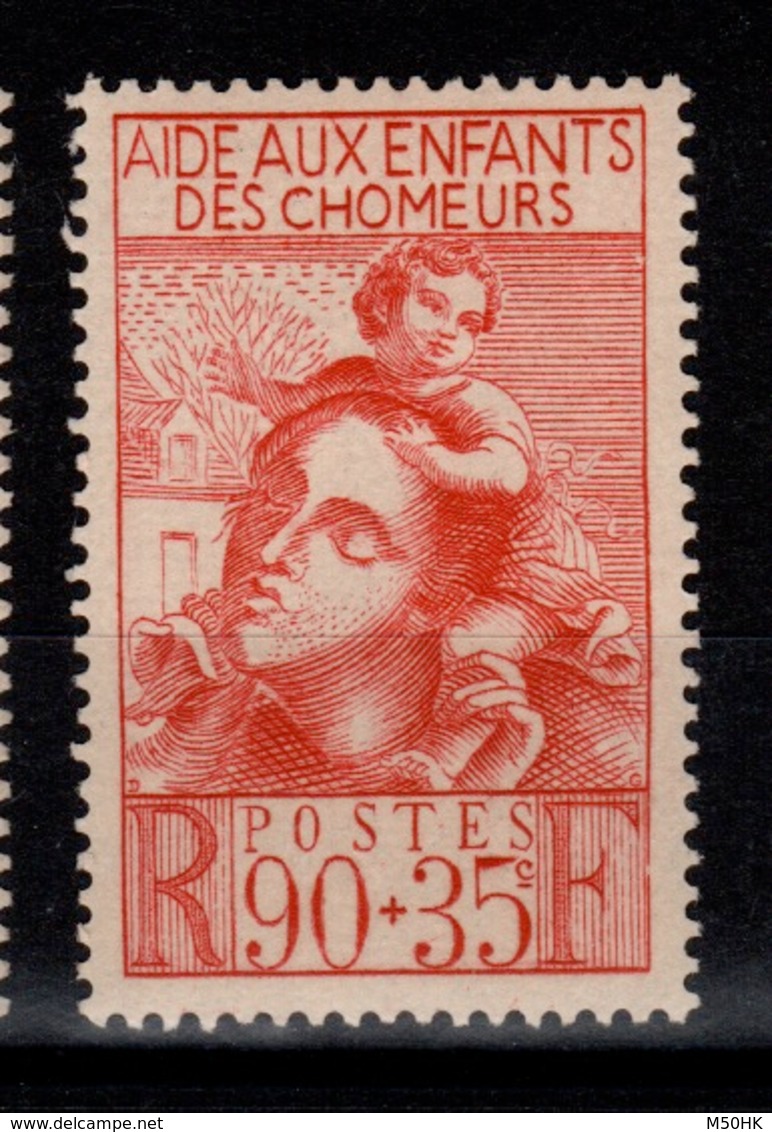 YV 428 N* Enfants De Chomeurs Cote 2,50 Euros - Unused Stamps