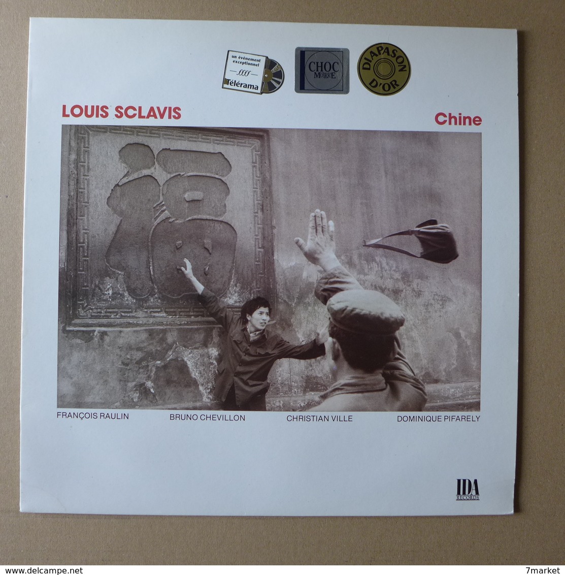 LP/ Louis Sclavis - Chine / 1987 IDA Records - Jazz