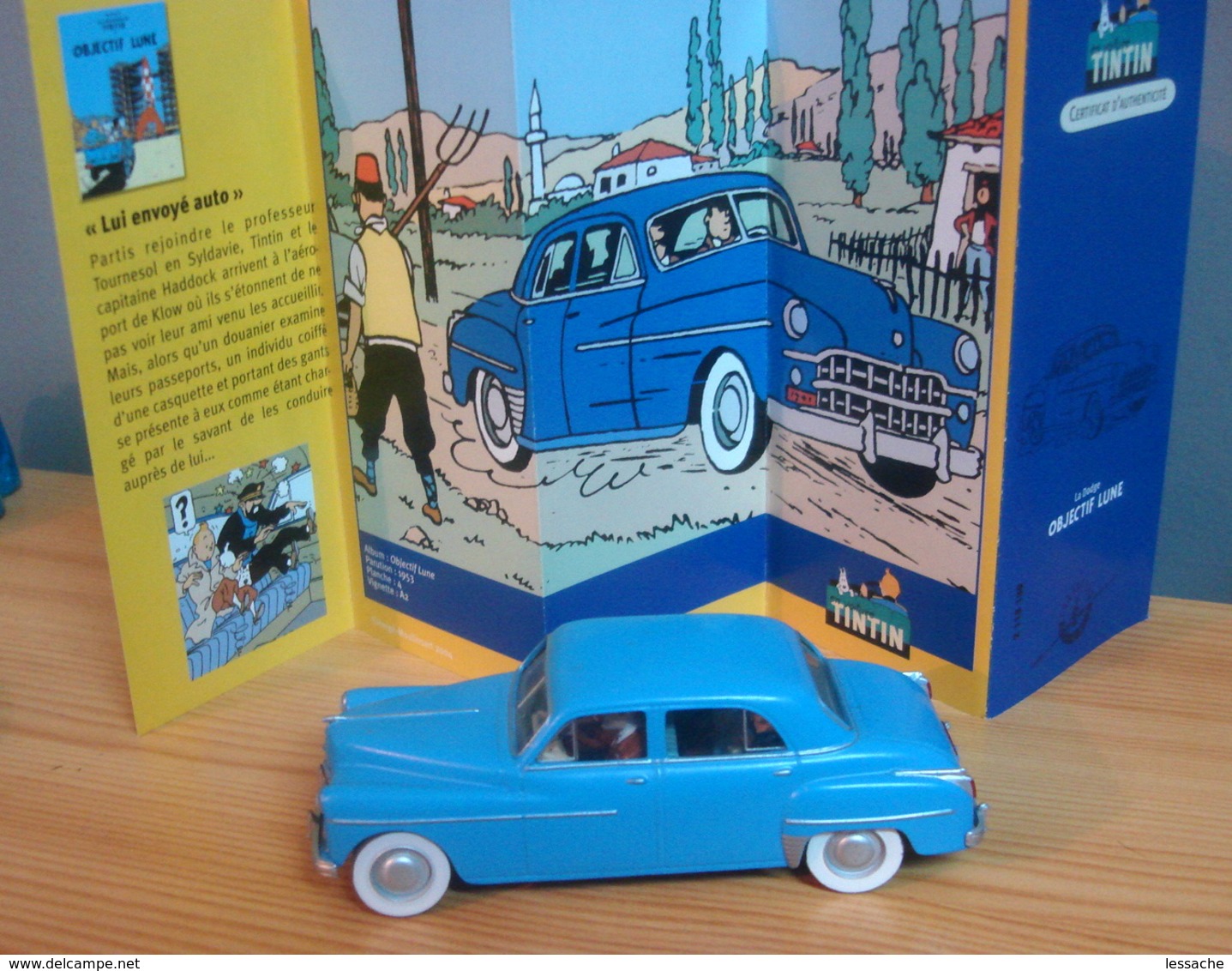 Voiture DODGE CORONET SPECIAL De LUXE De 1949, 1/43 De Tintin Objectif Lune, TINTIN - Tintin