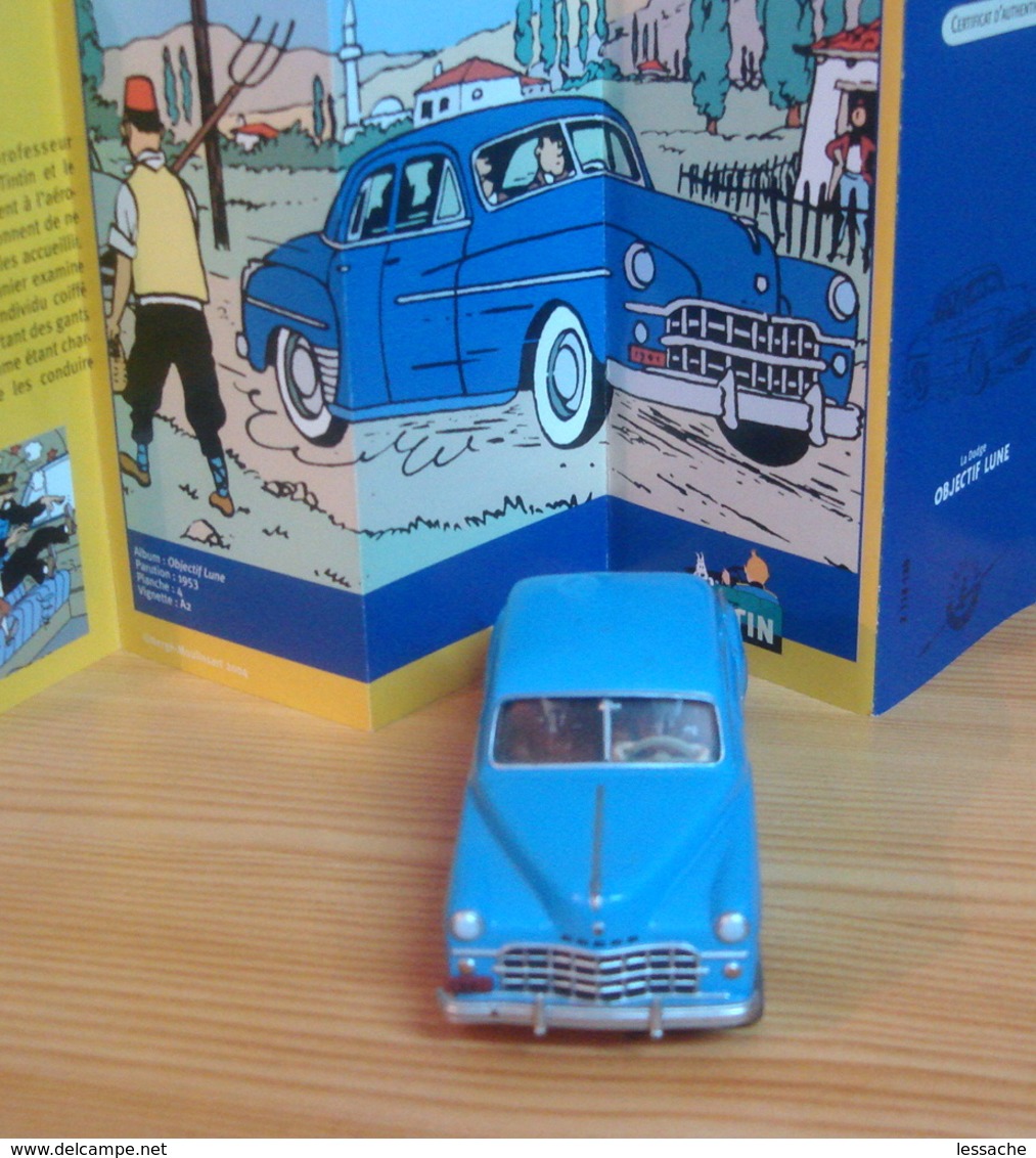 Voiture DODGE CORONET SPECIAL De LUXE De 1949, 1/43 De Tintin Objectif Lune, TINTIN - Tintin