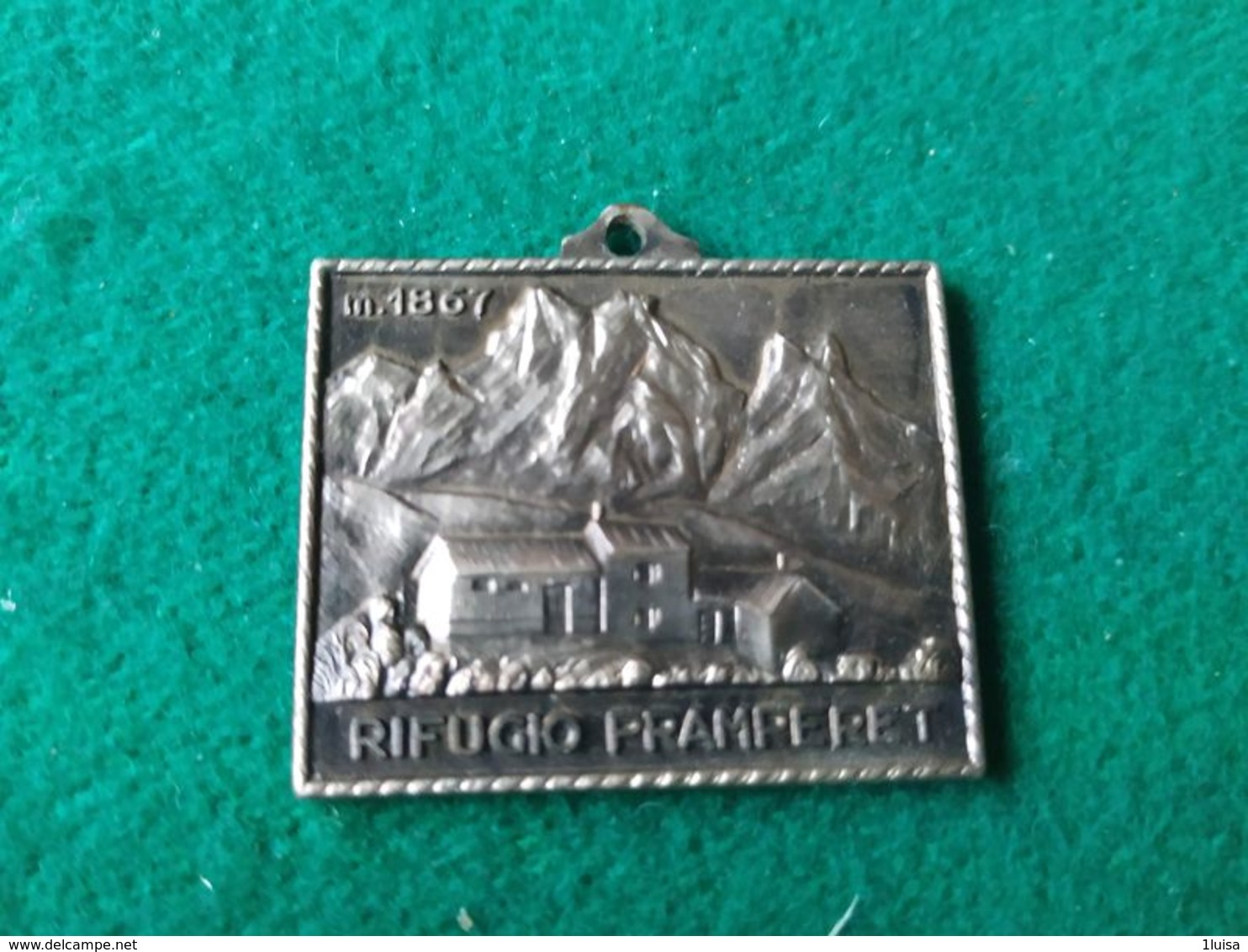 Medaglia Rifugio Pramperet 1867 M. - Altri & Non Classificati