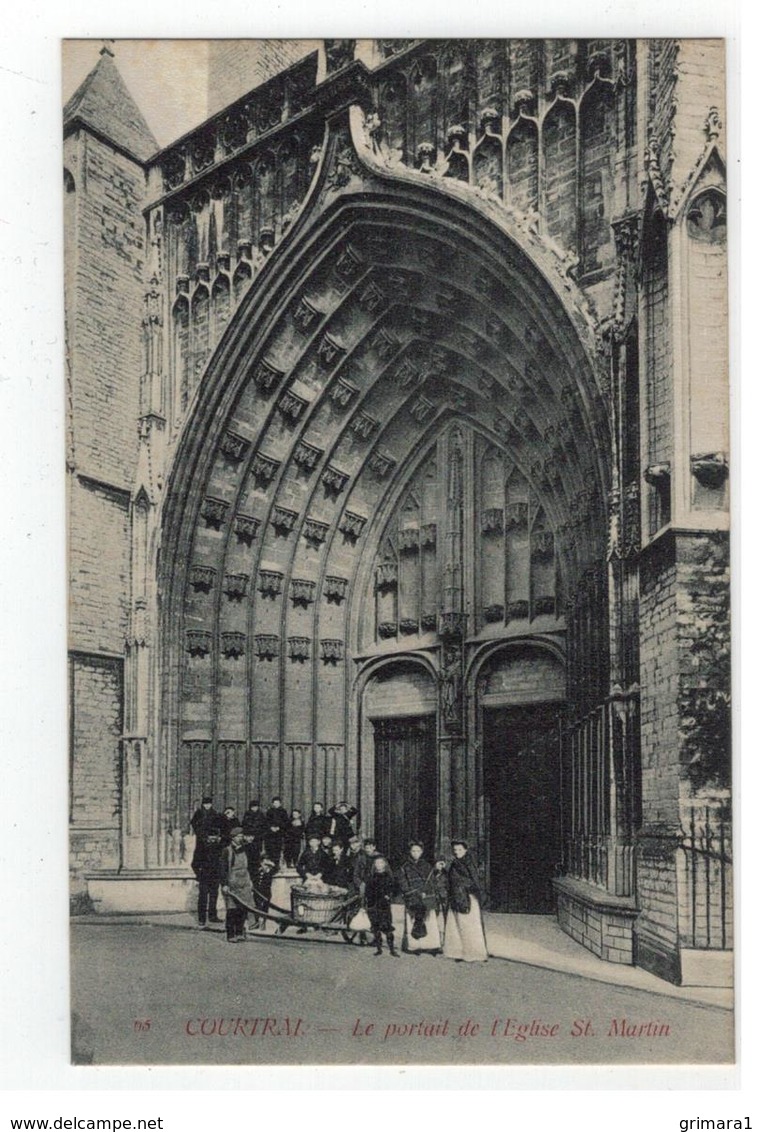 65 COURTRAI.  - Le Portail De L'Eglise St.Martin - Kortrijk