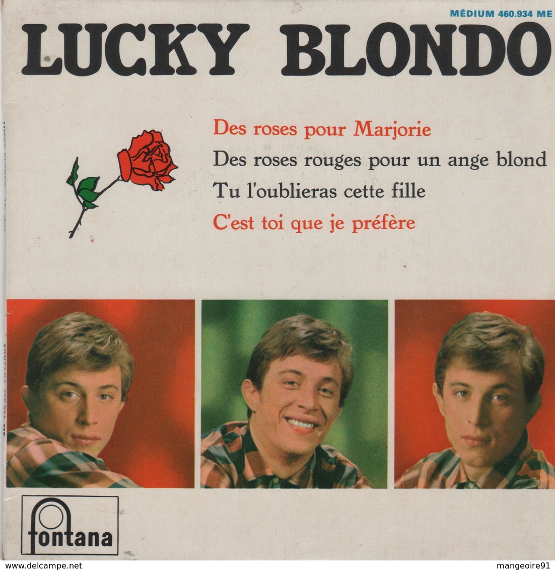 Disque 45 Tours LUCKY BLONDO - 1965 - Other & Unclassified