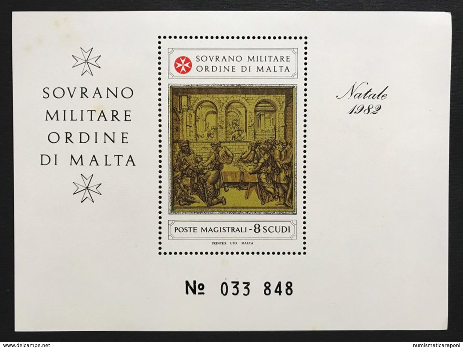 Sovrano Militare Ordine Di Malta SMOM 6 Foglietti 1973 1982 1987 1988 Nuvifr** Cod.FRA.1150 - Sovrano Militare Ordine Di Malta