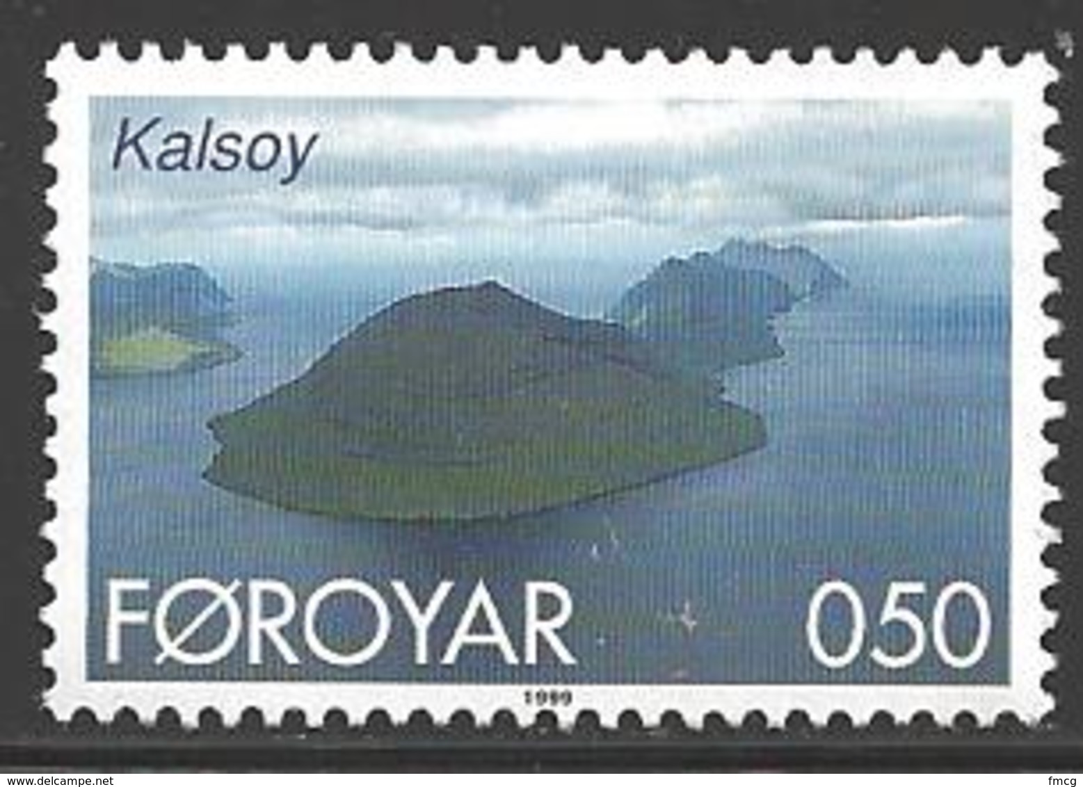 1999- 0.50 Ore Kalsoy Mint Never Hinged - Faroe Islands