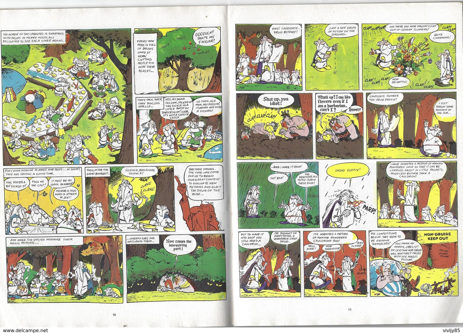 Petite BD De 47 Pages En Anglais " ASTERIX And The  GOTHS "  - 1974 - Autres Éditeurs