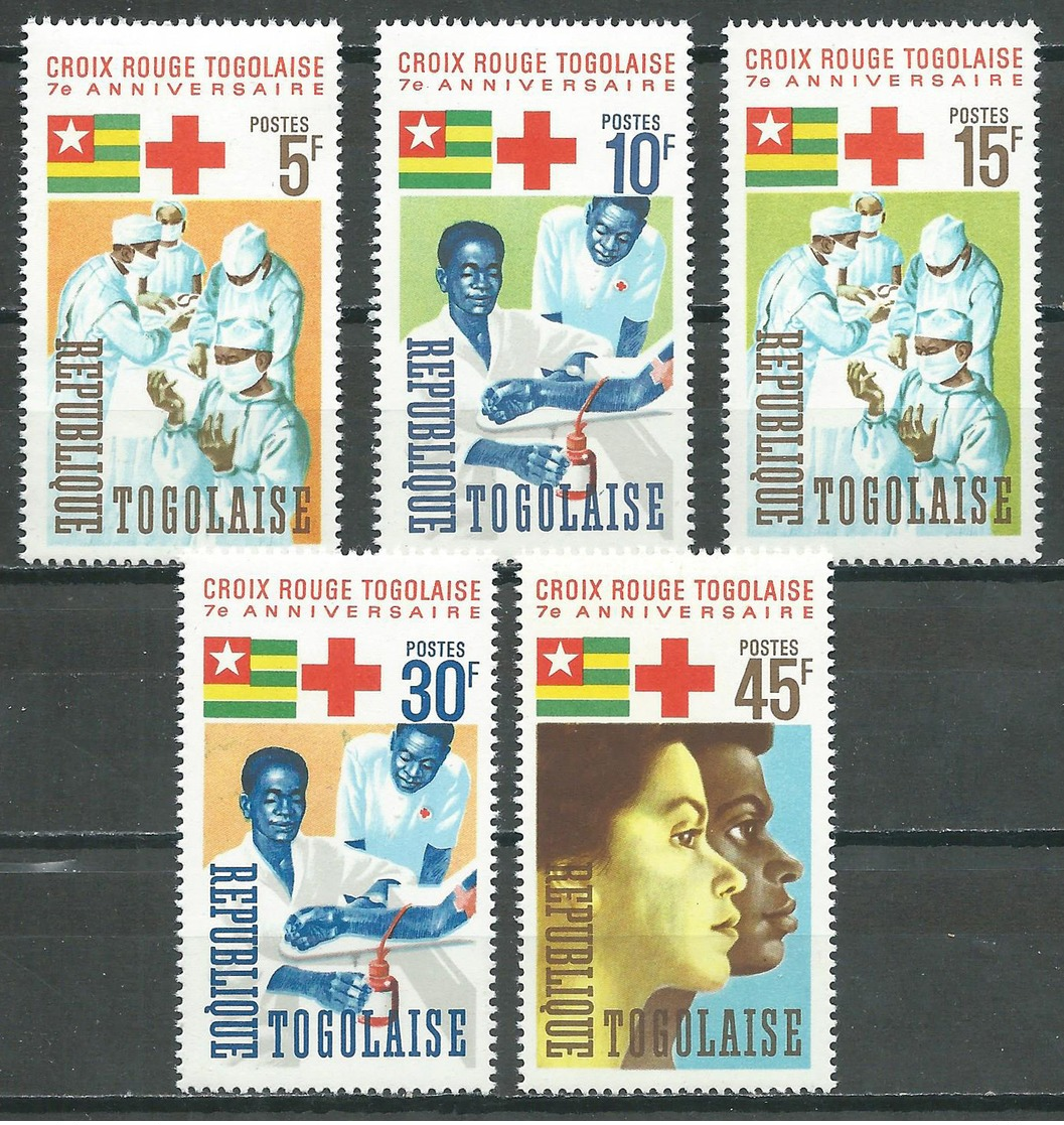 Togo YT N°485/489 Croix-Rouge Togolaise Neuf ** - Togo (1960-...)