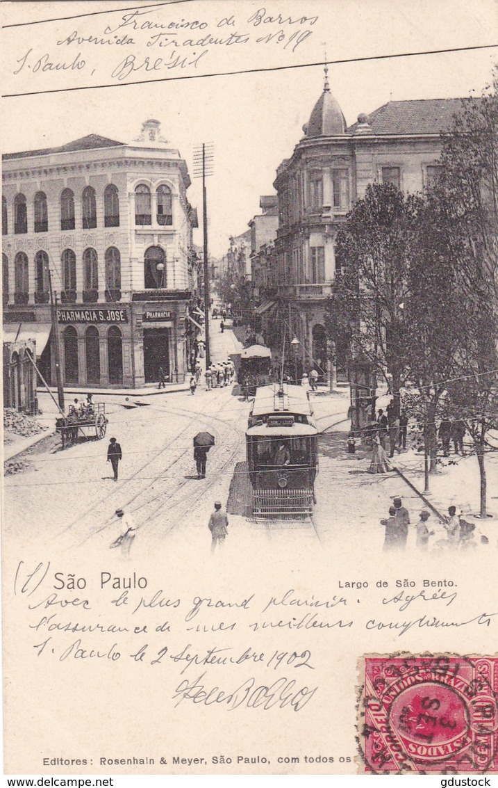 Brésil - Sao Paulo - Largo De Sao Bento - São Paulo