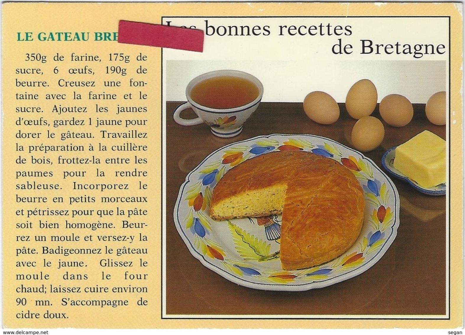 LE  GATEAU BRETON - Recepten (kook)