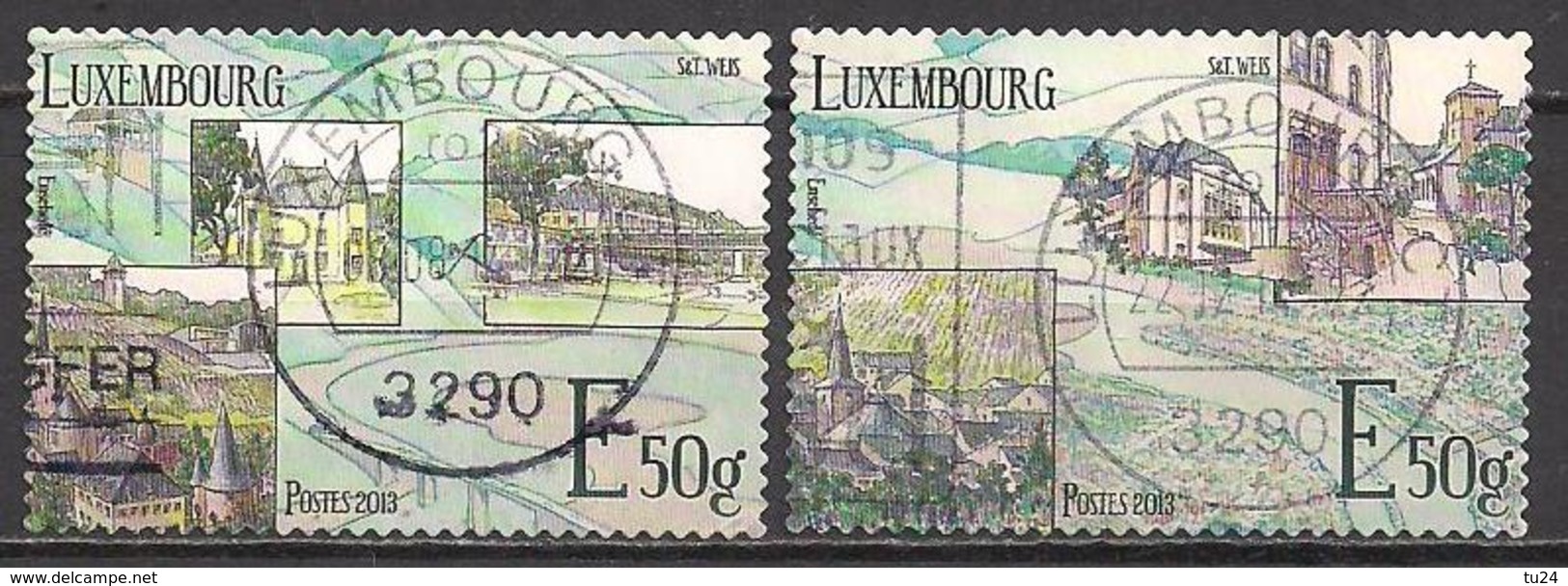 Luxemburg  (2013)  Mi.Nr.  1981 + 1982  Gest. / Used  (4ad07) - Used Stamps