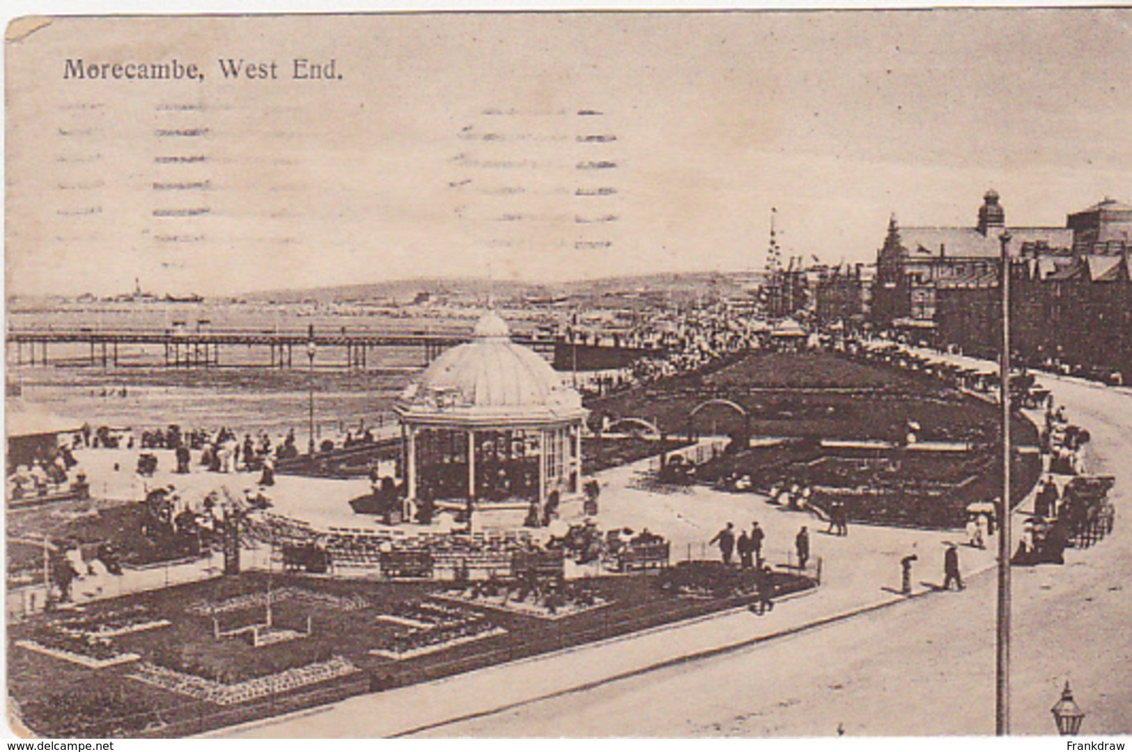 Postcard - Morecambe, West End - Postced 29-07-1922 - VG - Sin Clasificación