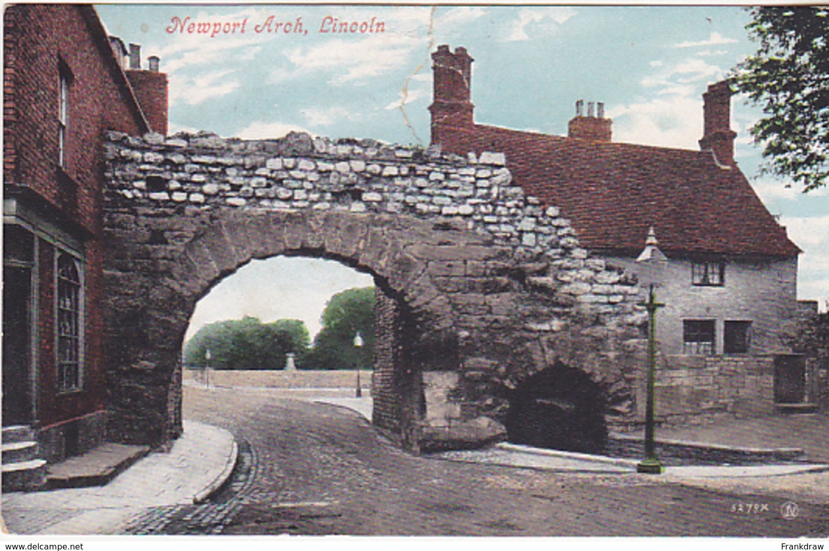 Postcard - Newport Arch, Lincoln - Posted 07-07-1906 - Good - Non Classés