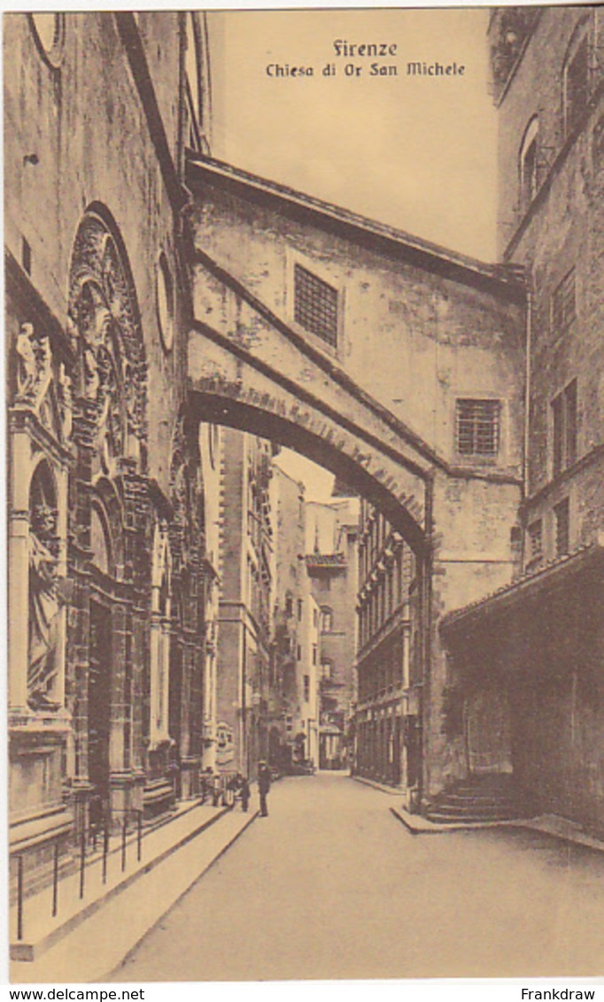 Postcard - Firenze - Chiesa Di Or San Michele - Card No. 24022 - VG - Sin Clasificación