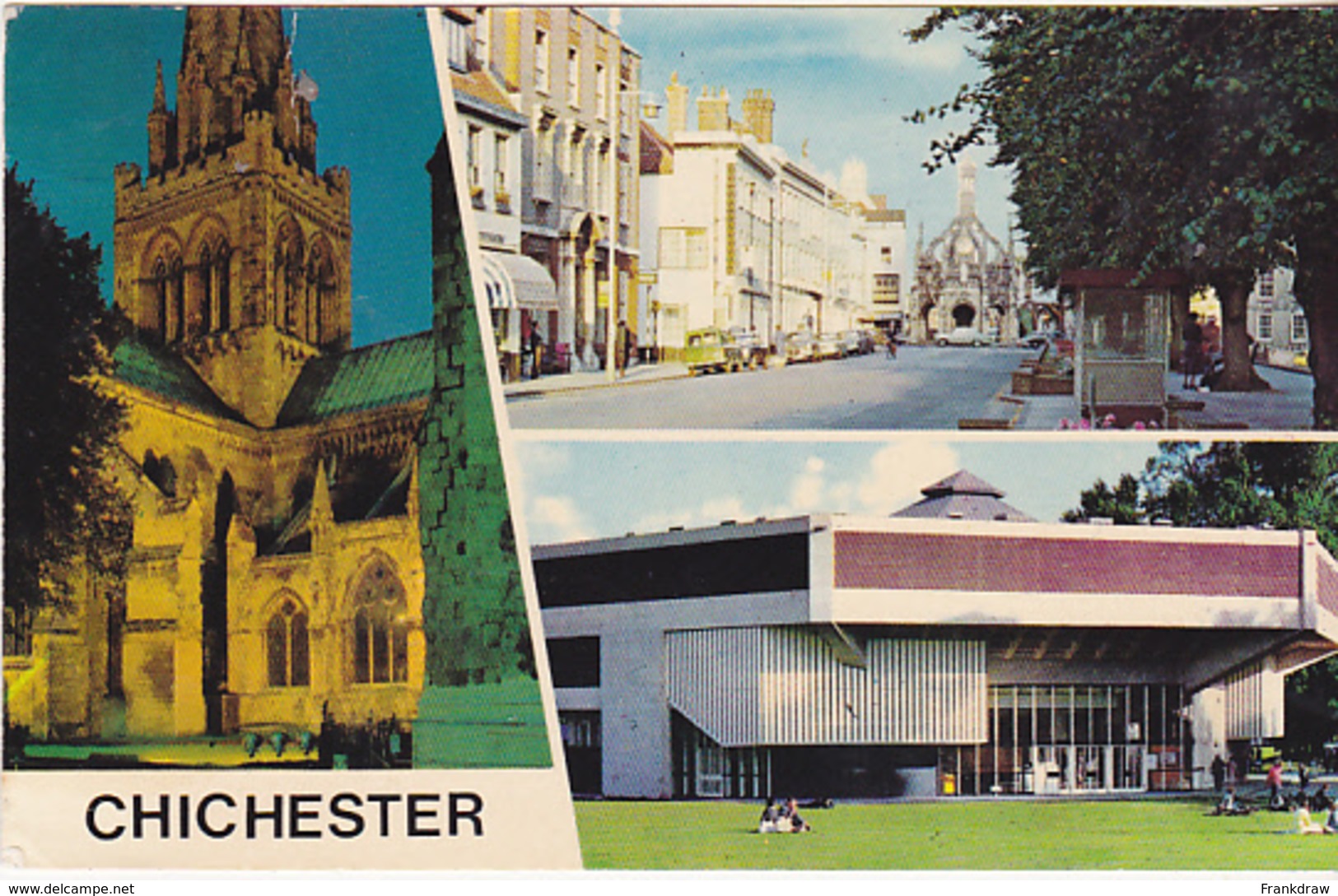 Postcard - Chichester - 3 Views - Card No. PLC3877 - VG - Unclassified