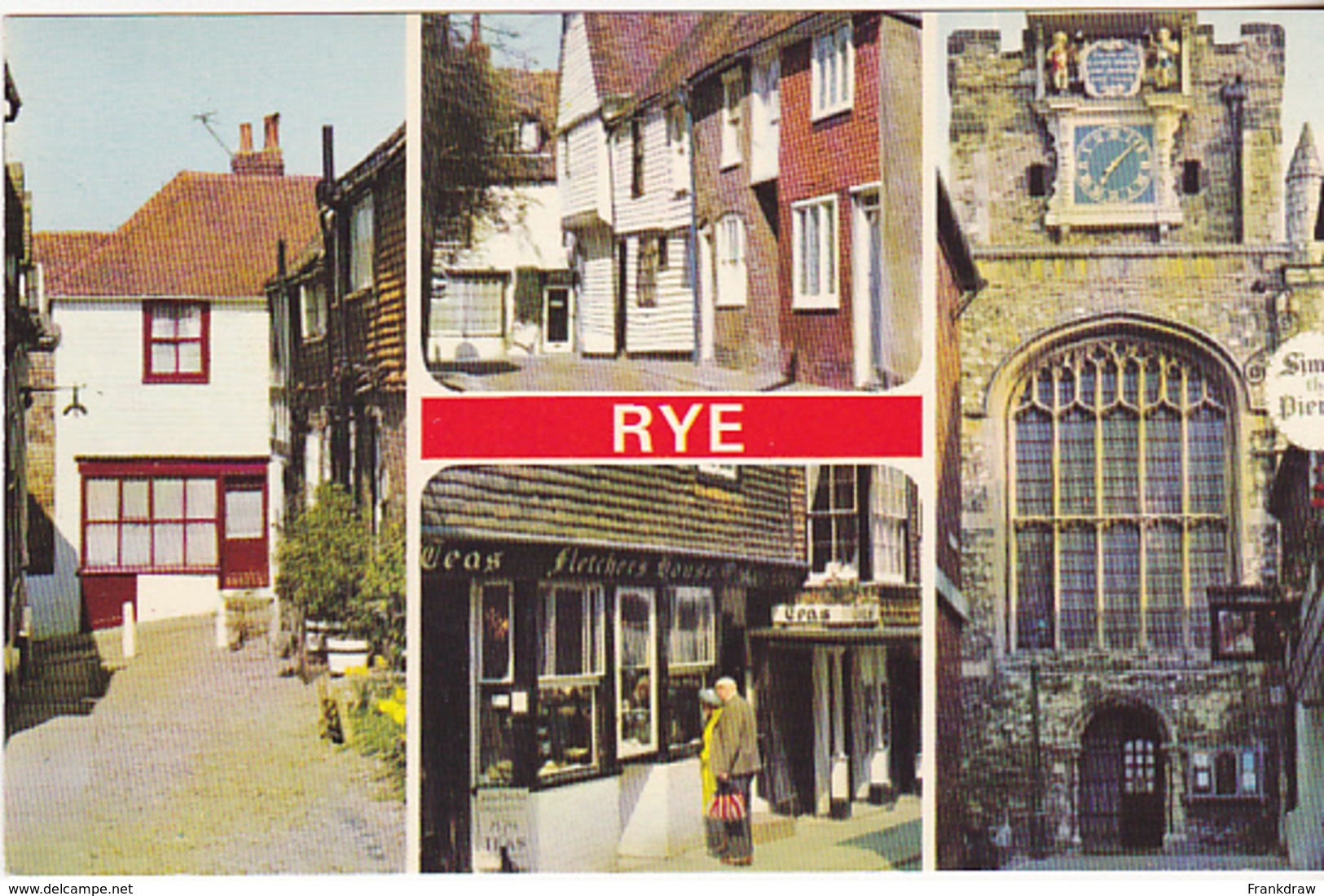 Postcard - Rye - 4 Views - Card No. R.1415 - VG - Unclassified