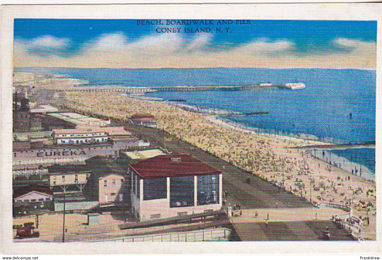 Postcard - Beach, Boardwalk And Pier, Coney Island, N.Y. - Card No. 72 - VG - Non Classés