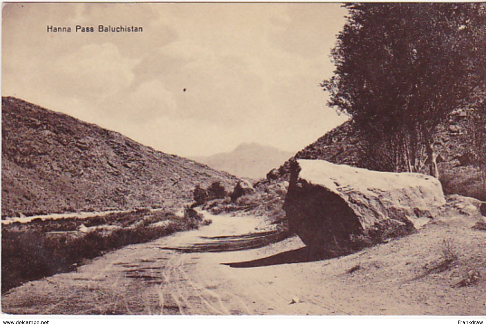 Postcard - Hanna Pass, Baluchistan - Card No. D3279 12 - VG - Unclassified