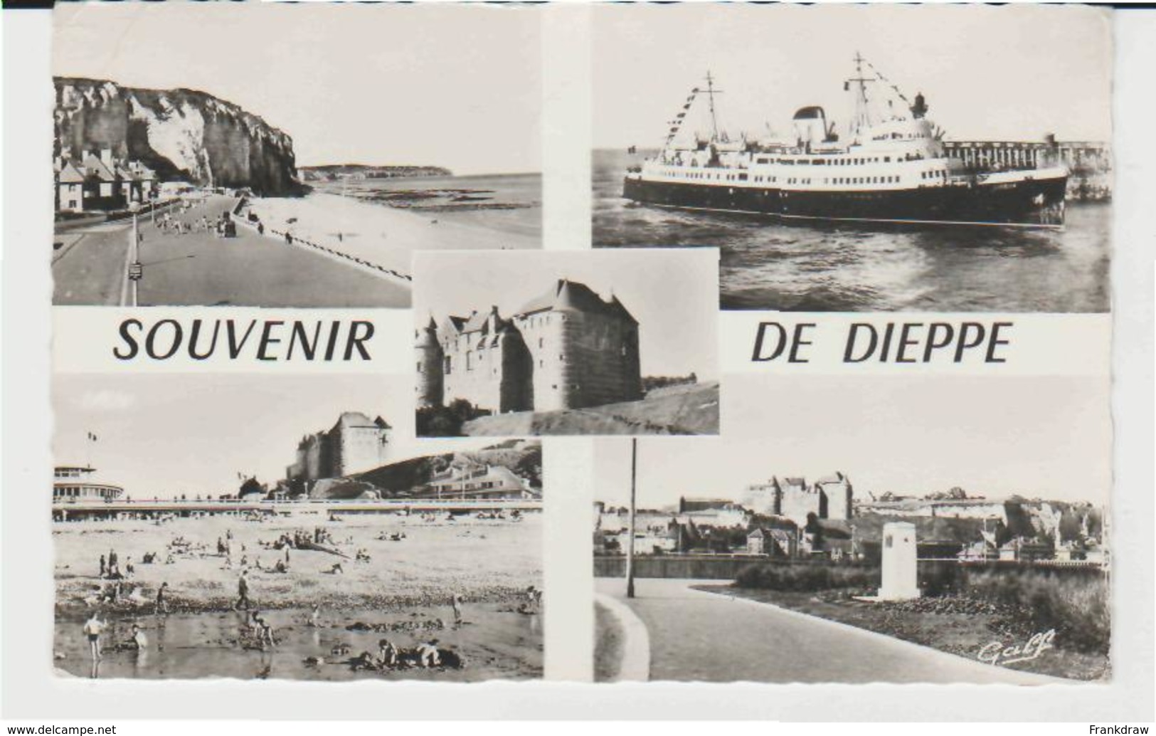 Postcard - De Dieppe Four Views - Piosted 17th Aug 1959 Very Good - Unclassified