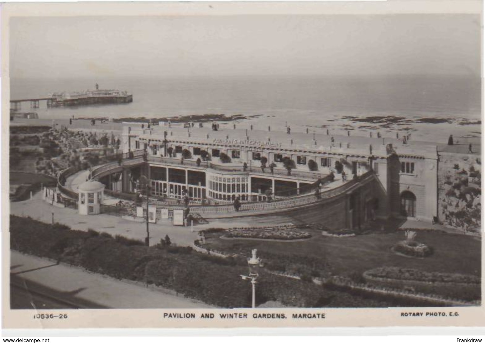 Postcard - Pavilion And Winter Gardens, Margate - Posted 3rd Sept 1930 Very Good - Unclassified