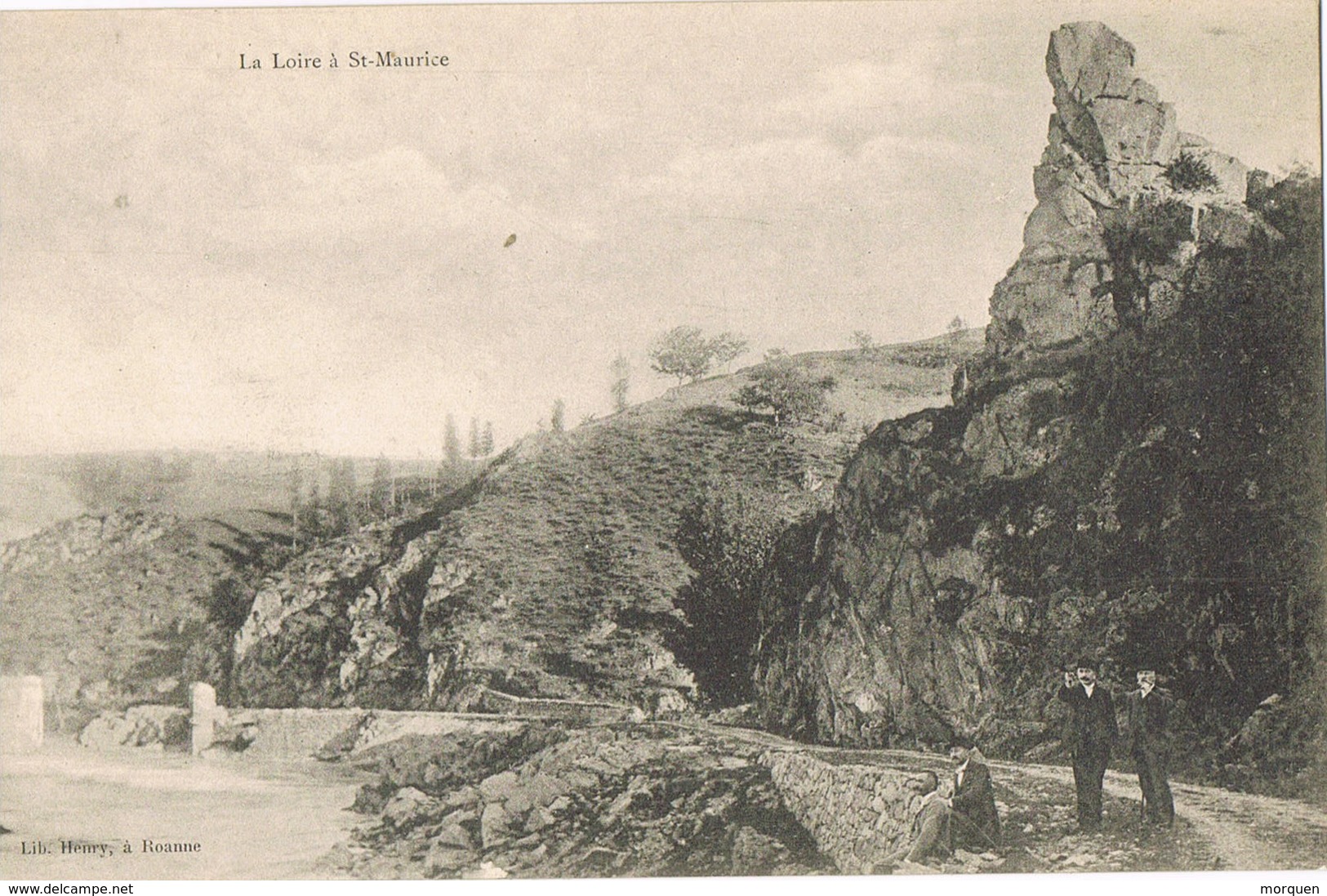 30761. Postal Saint Jean St. MAURICE Sur LOIRE (Loira) . Vue Animée - Otros & Sin Clasificación