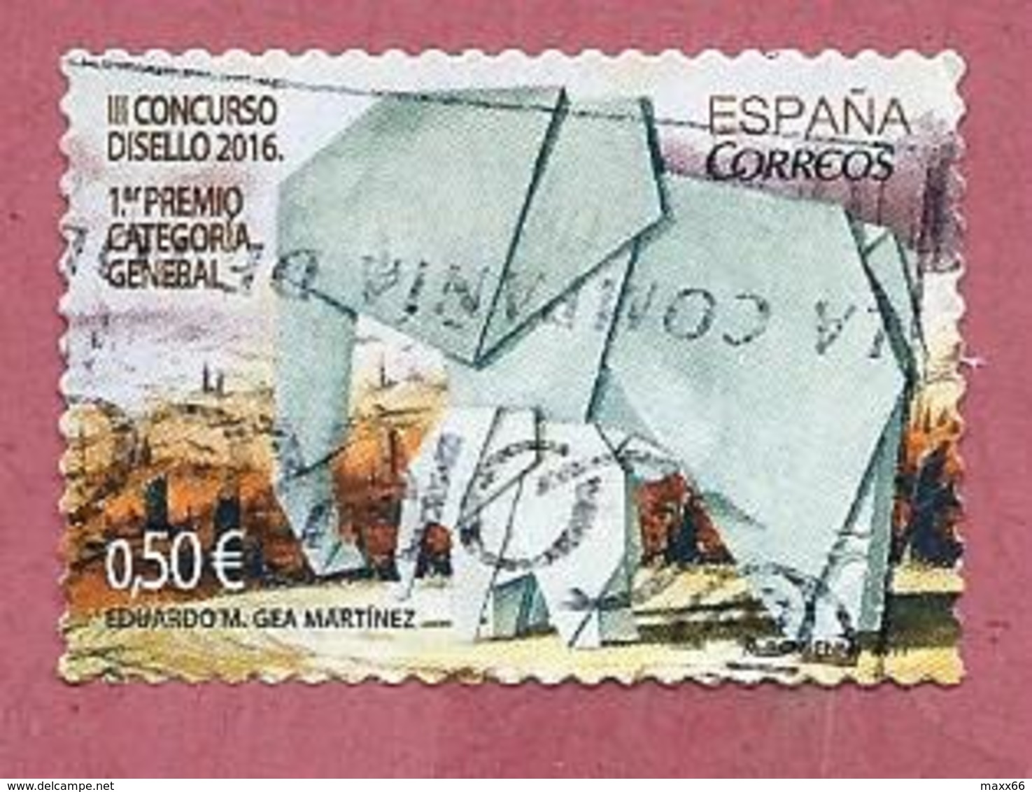 SPAGNA USATO - 2017 - III Competition Disello 2016 - 0,50 € - Michel ES 5131 - Usati