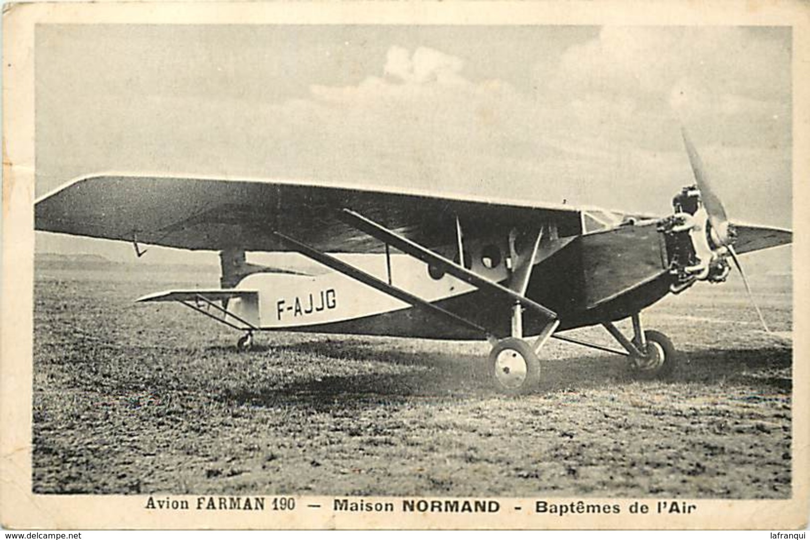 Themes Div-ref Z240-transports -aviation -avions - Avion Farman -le Bourget -maison Normand -bapteme De L Air - Autres & Non Classés