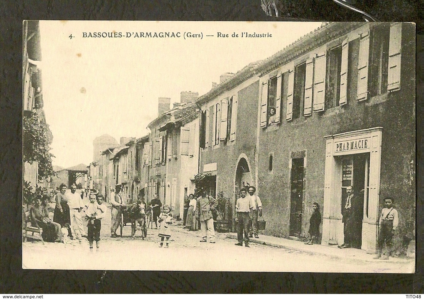 CP-BASSOUES-D'ARMAGNAC - Rue De L'Industrie - Autres & Non Classés