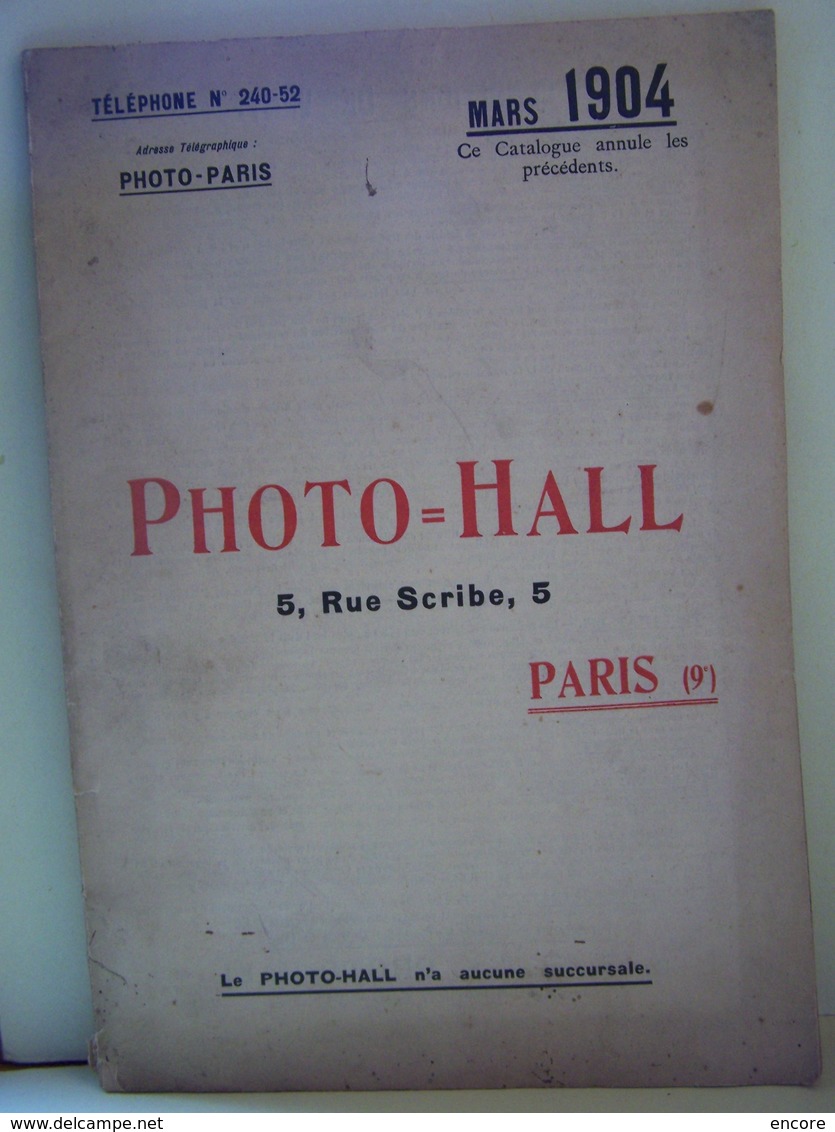 CATALOGUE ILLUSTRE "PHOTO=HALL.    100_6394TRC"a" - Photographie