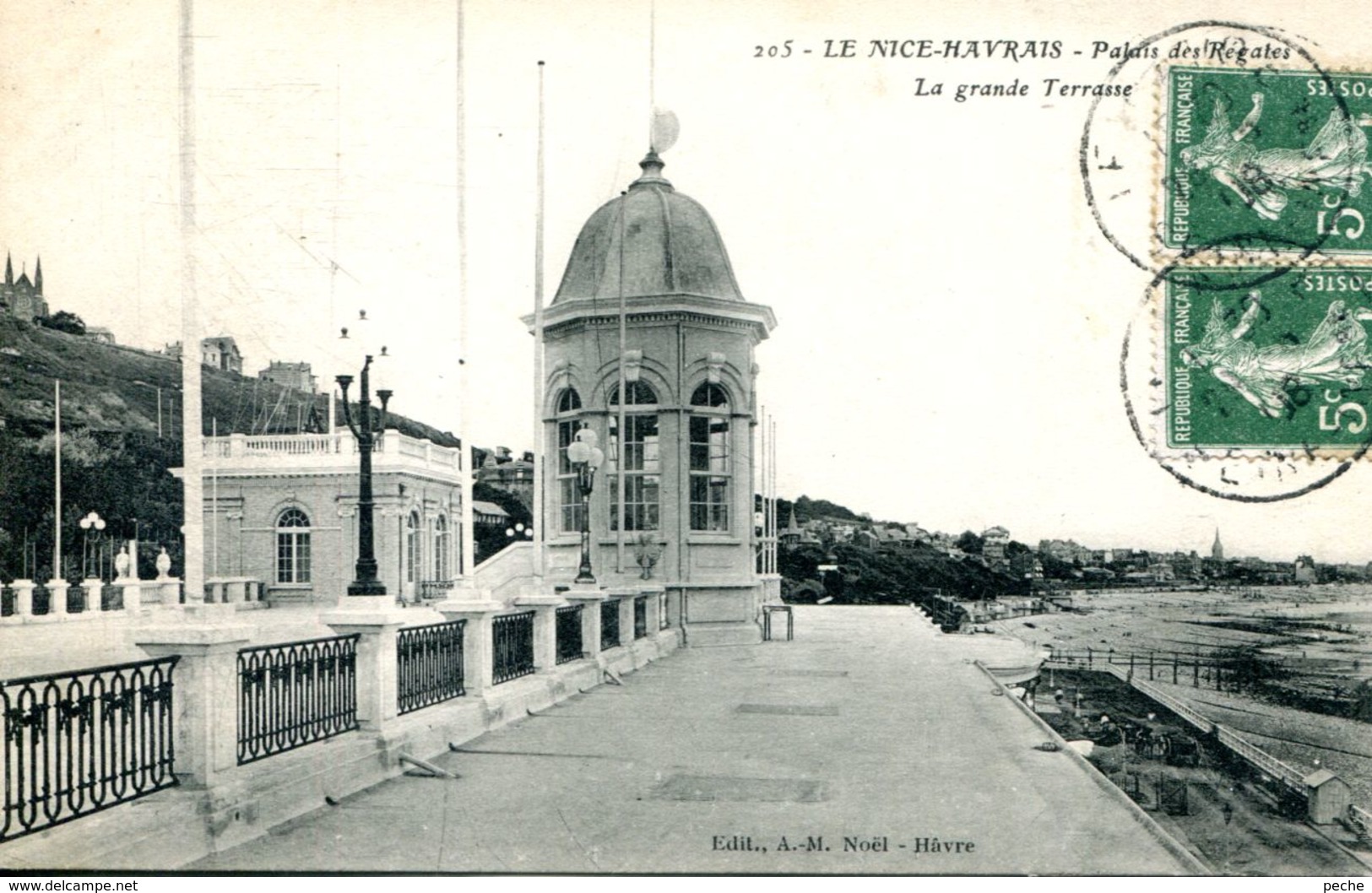 N°67790 -cpa Sainte Adresse- Nice Havrais -palais Des Régates- - Sainte Adresse