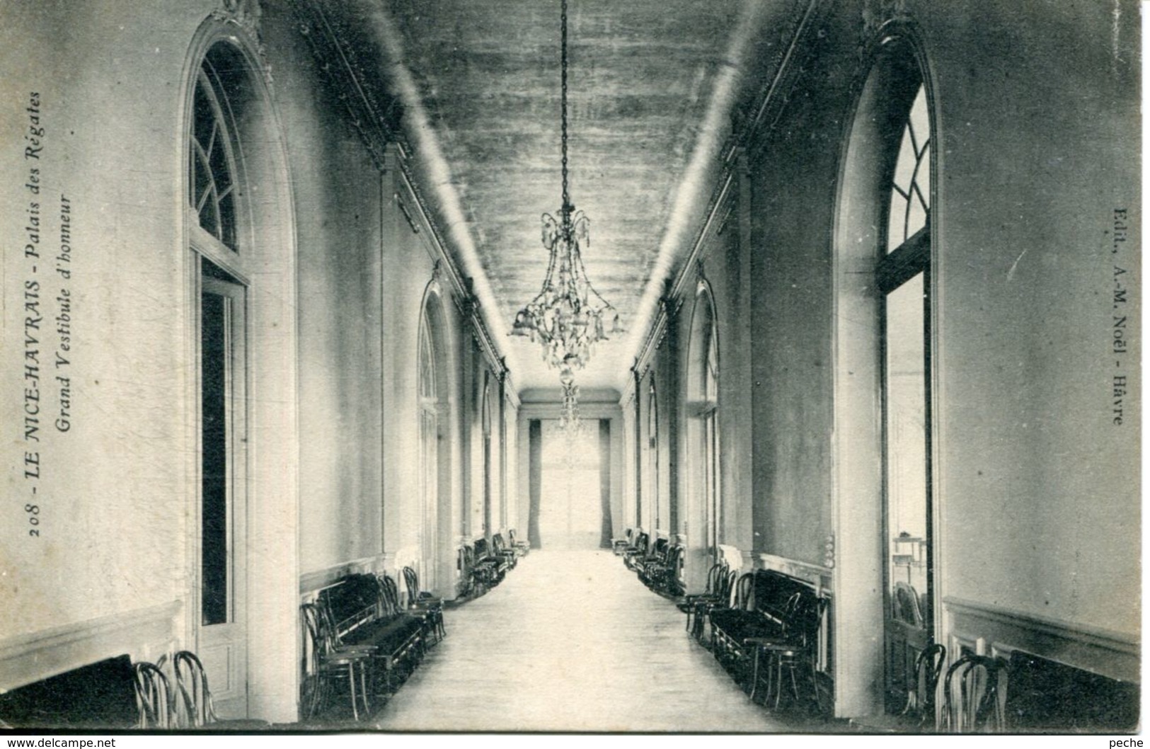 N°67794 -cpa  Nice Havrais -palais Des Régates-grand Vestibule Honneur - Sainte Adresse