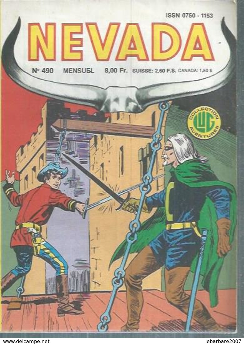 NEVADA N° 490  - LUG  1988 - Nevada