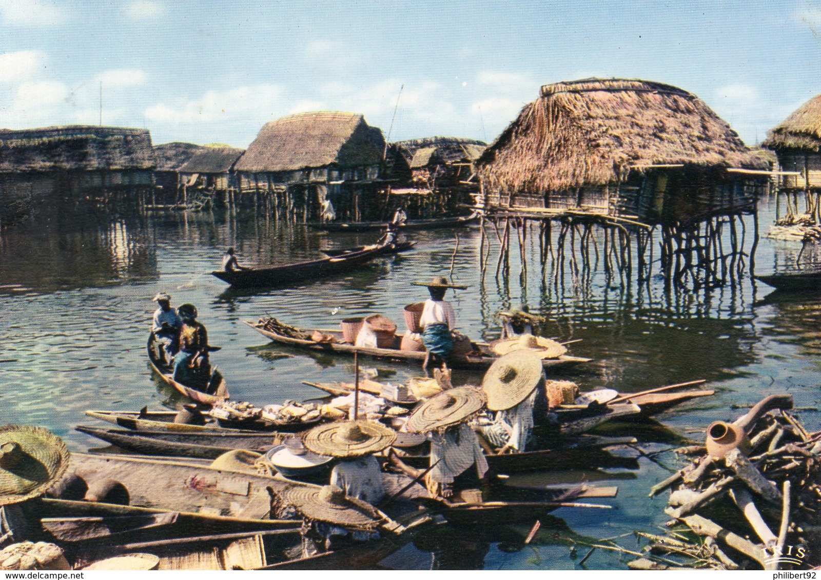 République Du Dahomey. Environs De Cotonou. Village Lacustre. - Benin