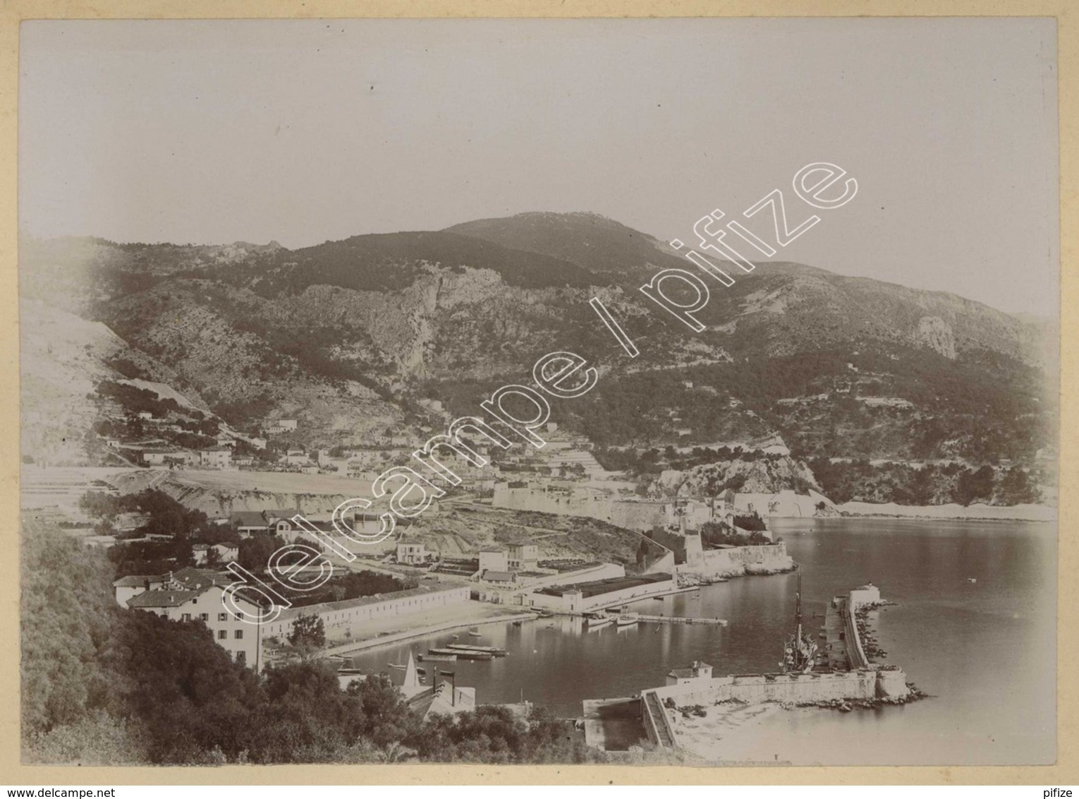 Citrate 1895-1900 . Port De Villefranche-sur-Mer . - Old (before 1900)