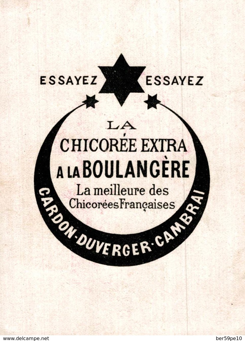CHROMO  CHICOREE A LA BOULANGERE CARDON-DUVERGER CAMBRAI  XIVe ET XVe SIECLE - Sonstige & Ohne Zuordnung