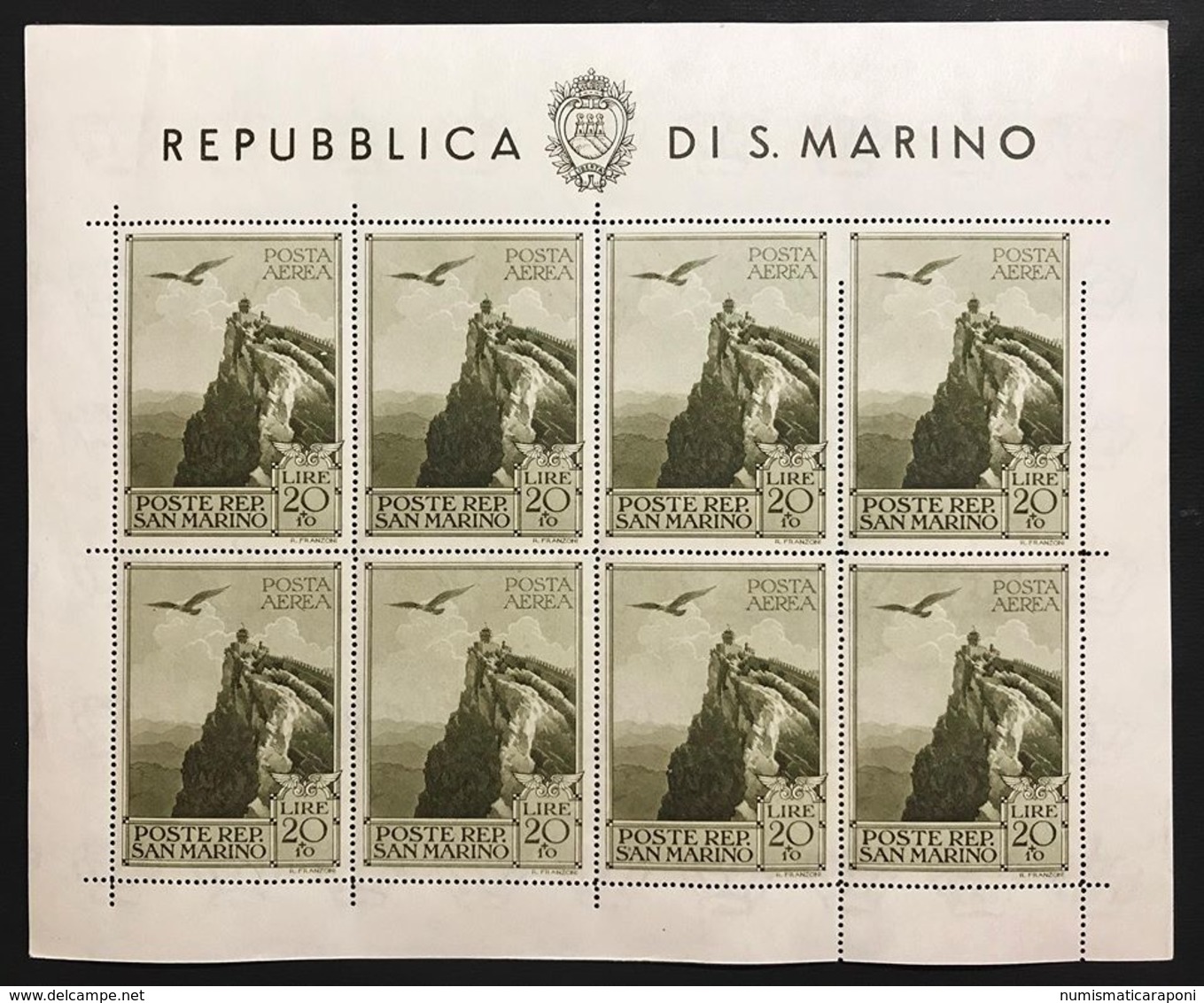 San Marino 1944 Foglietti Pro Case Popolari N°4+5 Nuovi** Cod.fra.1153 - Nuovi