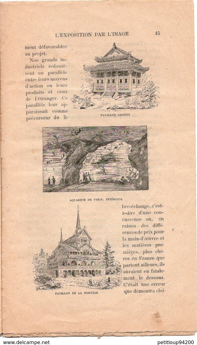 30 GRAVURES Monuments Parisiens  *FASCICULE L'EXPOSITION 1900 PAR L'IMAGE No1  S.Schwarz EDITEUR Paris