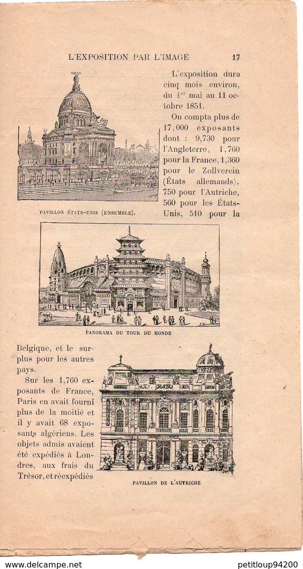 30 GRAVURES Monuments Parisiens  *FASCICULE L'EXPOSITION 1900 PAR L'IMAGE No1  S.Schwarz EDITEUR Paris