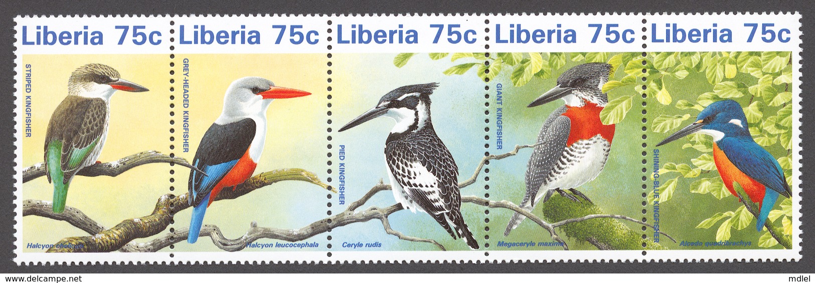 Liberia 1996 Mi# 1796-00** BIRDS - Liberia