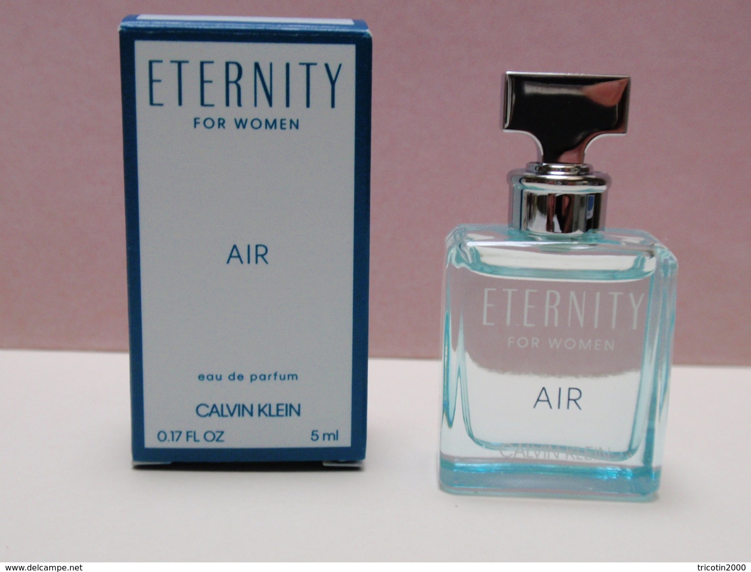 NEW 2018!!!! MINIATURE Eau De Parfum ETERNITY For Women AIR Calvin KLEIN 5 Ml - Miniatures Womens' Fragrances (in Box)