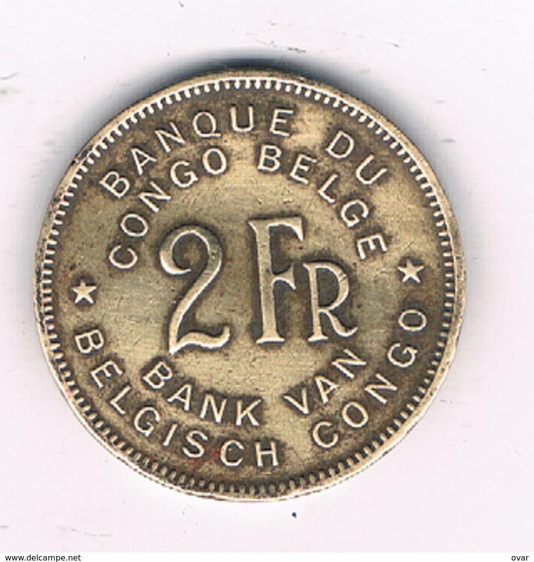 2 FRANC 1946  BELGISCH CONGO /8596/ - 1945-1951: Régence