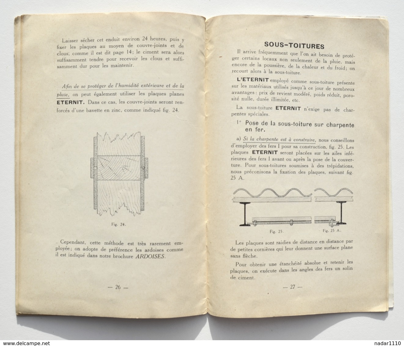 Rare brochure de ETERNIT à Cappelle-au-Bois - année 1927 / Haren, Kapelle-op-den-Bos