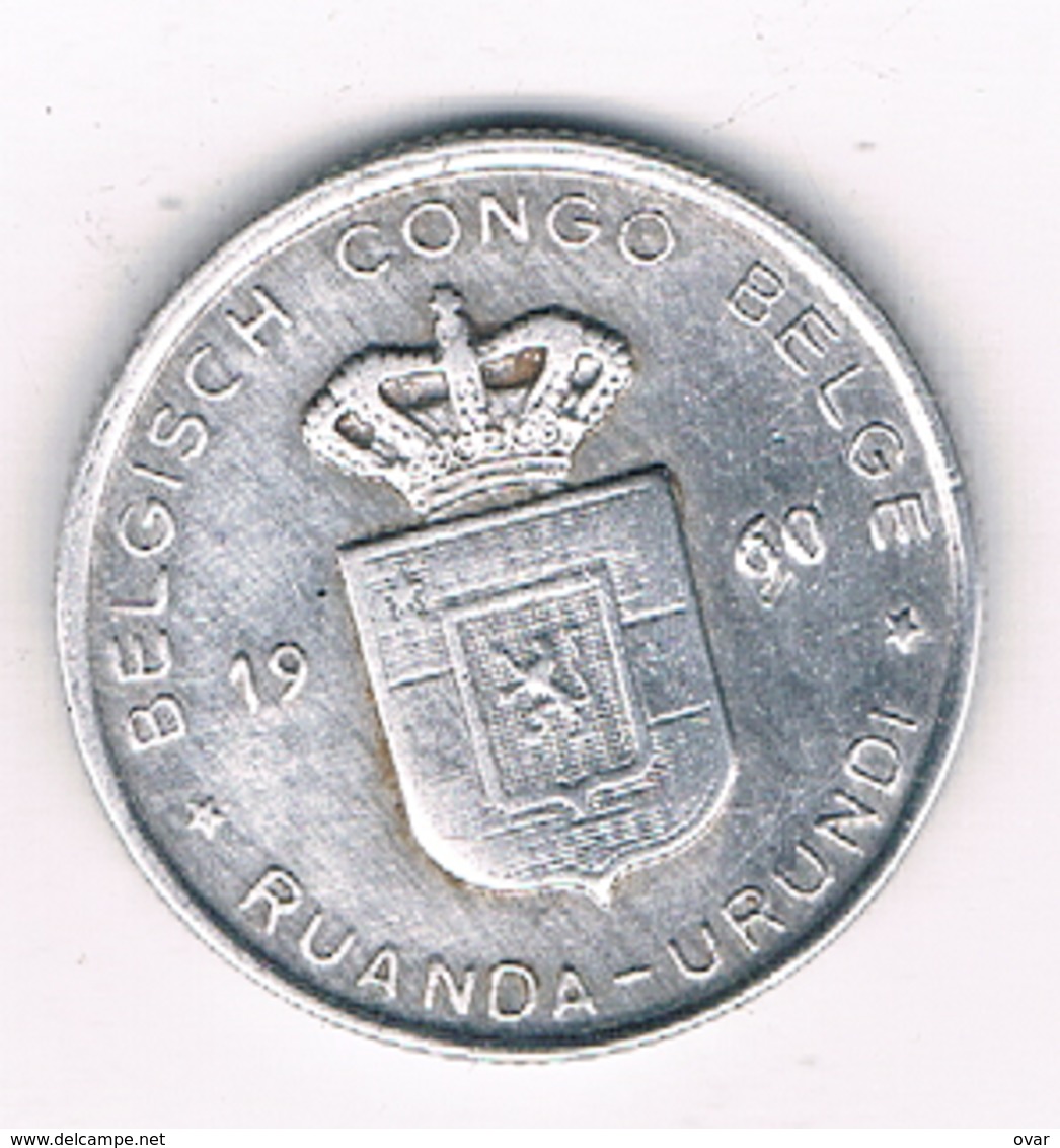 1 FRANC 1960  BELGISCH CONGO /8598/ - 1951-1960: Baudouin I