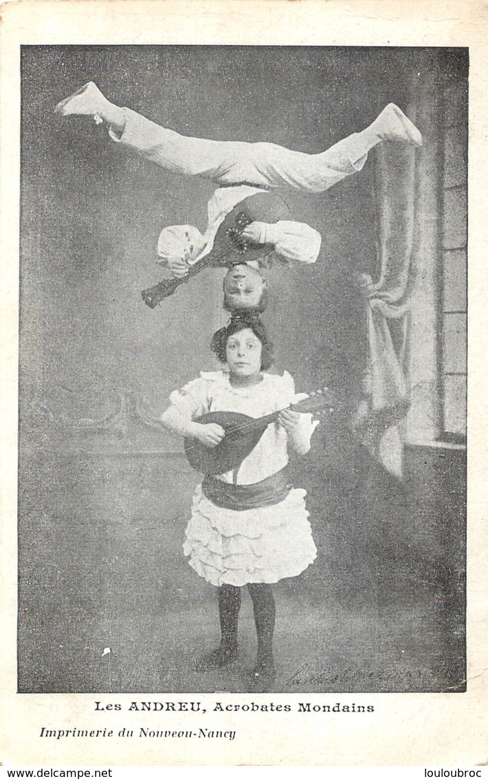 LES ANDREU ACROBATES MONDAINS - Cirque