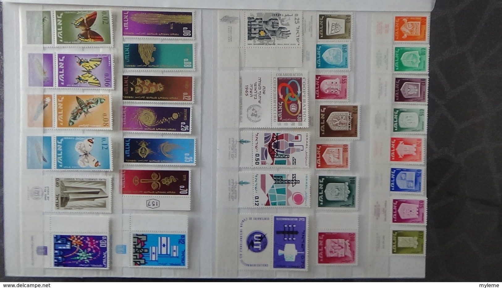 Grosse Collection De Timbres + Blocs + Carnets D'Israël Tous Avec Tabs Et **. Côte ++ A Saisir !!! - Collections (en Albums)