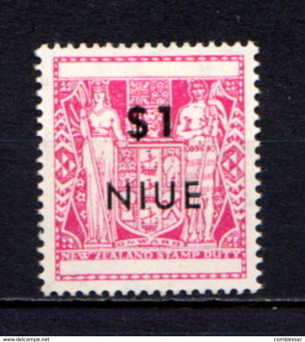 NIUE    1967    Decimal  Currency   $1  Magenta    MNH - Niue