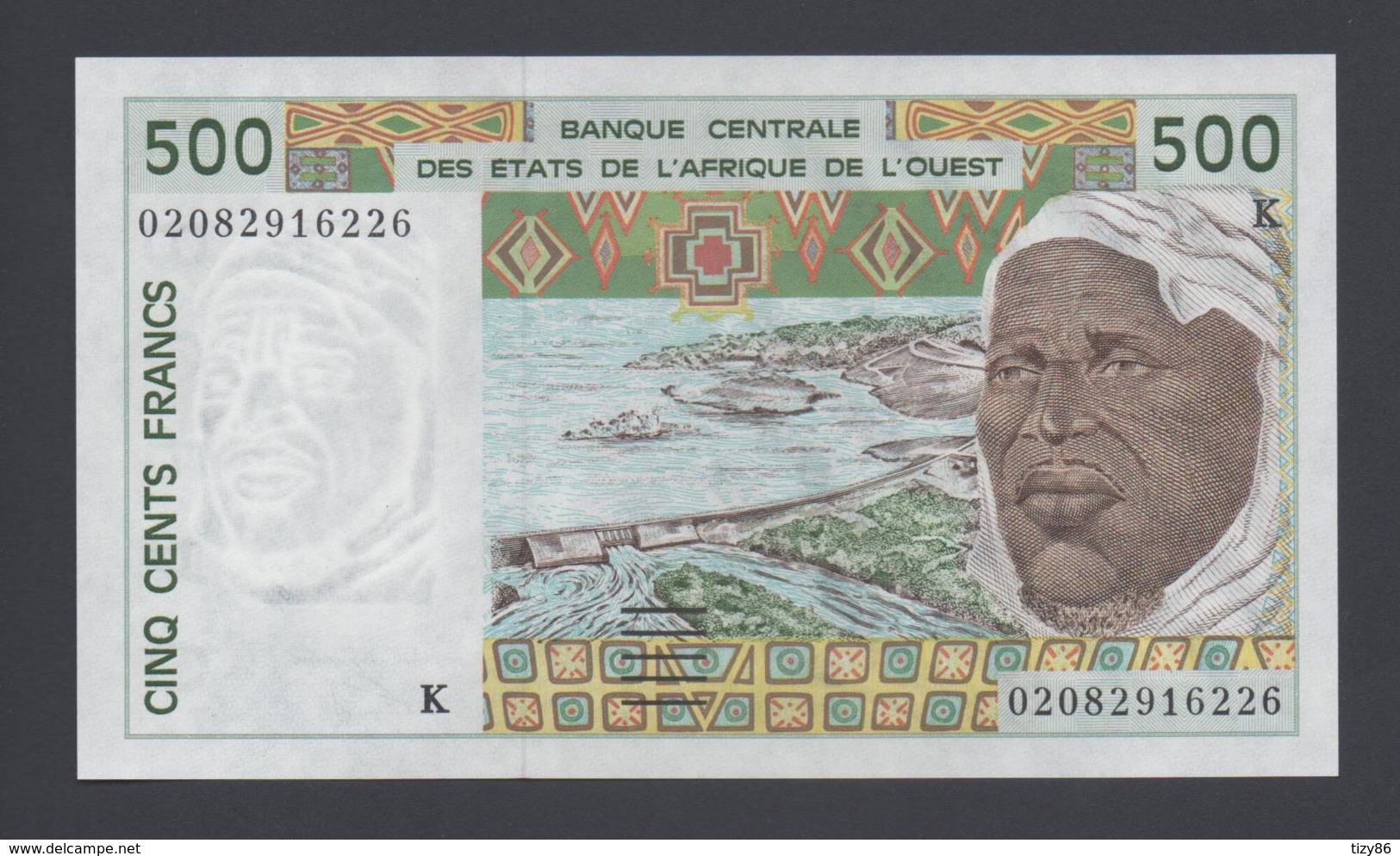 Banconota 500 Francs Senegal - Africa De L'Ovest - Senegal